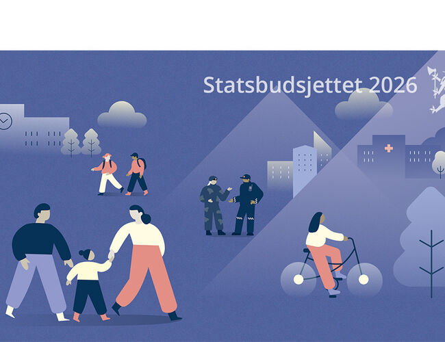 Statsbudsjettet 2026. Illustrasjon: Regjeringen