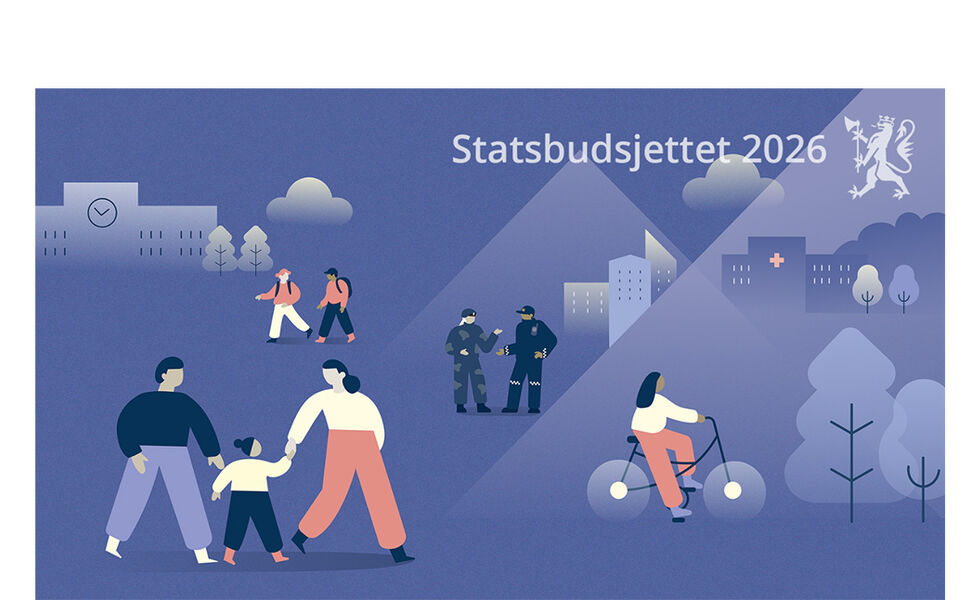 Statsbudsjettet 2026. Illustrasjon: Regjeringen