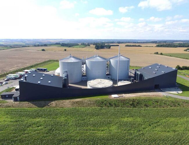 Bigadans biogassanlegg i Horsens. Foto: Wärtsilä
