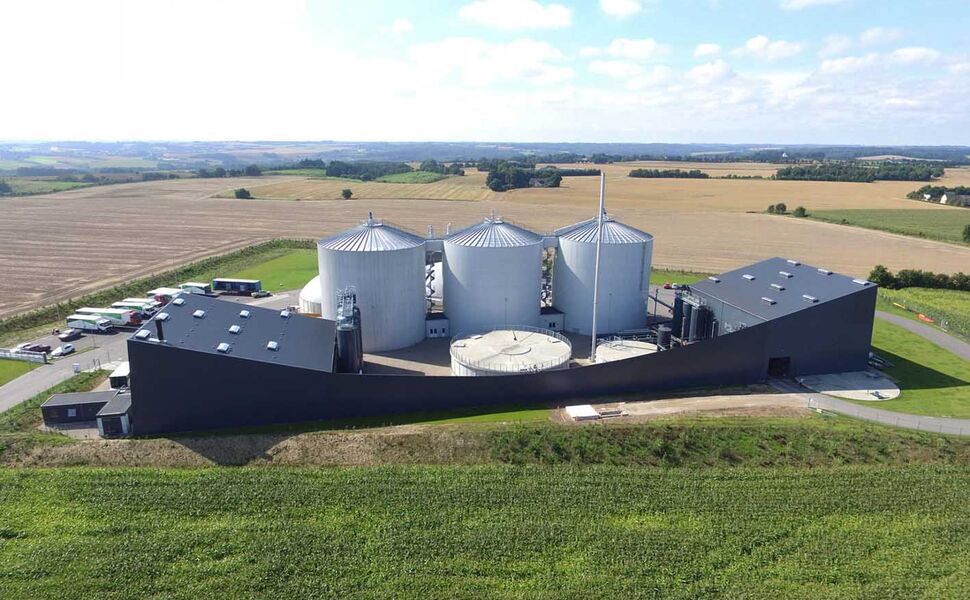 Bigadans biogassanlegg i Horsens. Foto: Wärtsilä