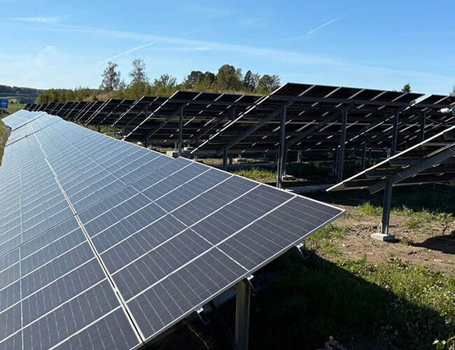 Furulund solpark. Foto: Hafslund