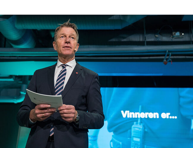 Energiminister Terje Aasland (Ap) på Grønn driftskonferanse i 2023. Foto: Grønn Byggallianse Energiminister Terje Aasland (Ap) på Grønn driftskonferanse i 2023. Foto: Grønn Byggallianse