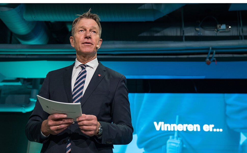 Energiminister Terje Aasland (Ap) på Grønn driftskonferanse i 2023. Foto: Grønn Byggallianse Energiminister Terje Aasland (Ap) på Grønn driftskonferanse i 2023. Foto: Grønn Byggallianse
