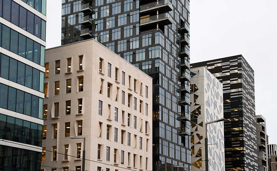 Data fra mer enn 1 500 boligbygg viser at avansert varmestyring kan redusere energiforbruket med opptil 20 prosent. Foto: EG Data fra mer enn 1 500 boligbygg viser at avansert varmestyring kan redusere energiforbruket med opptil 20 prosent. Foto: EG