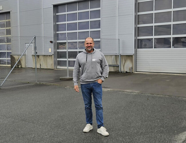 Børge Andersen, driftsleder eiendom for Wist Last & Buss i Trondheim. Foto: Noova
