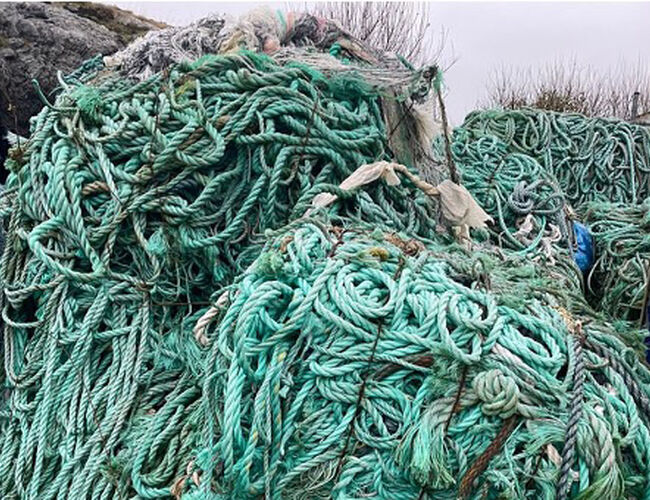Plast fra fisketau skal bli til olje av høy kvalitet. Foto: Innovasjon Norge