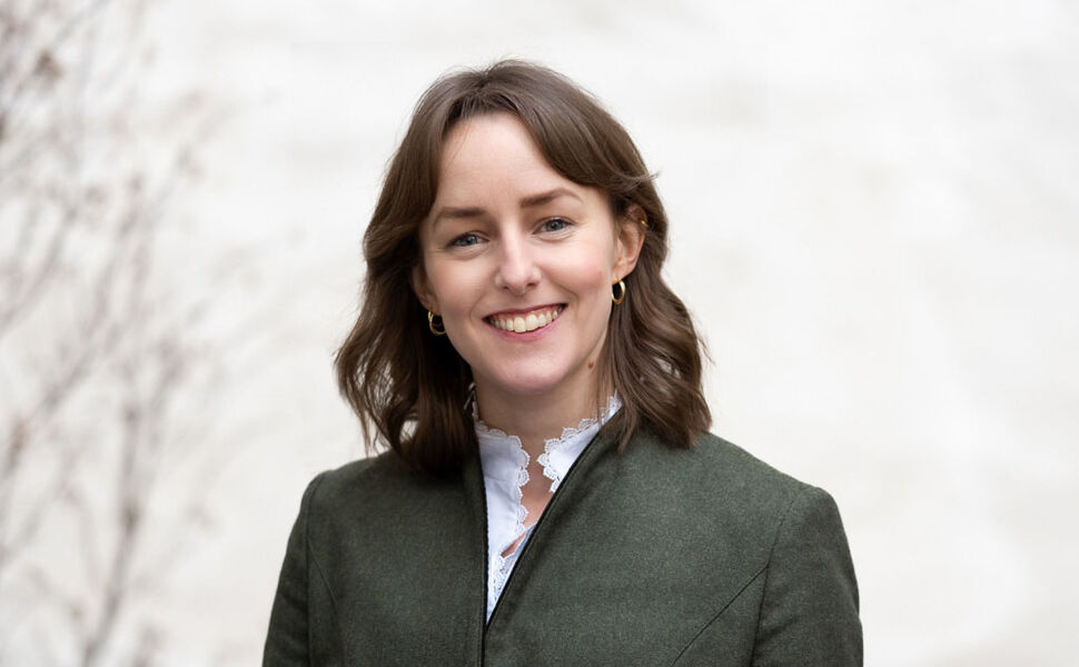 Daglig leder, Mie Fuglseth, i Grønn Byggallianse. Foto: Grønn Byggallianse