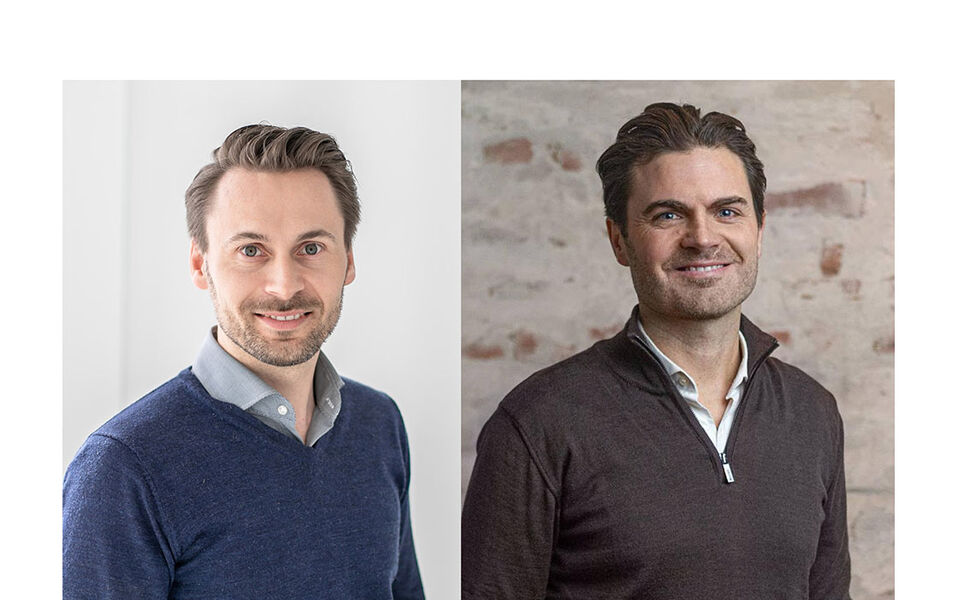 Knut O. Klokk, daglig leder i Sequoia og Carl Inge Wathne, direktør for Eiendomsutvikling i Bate har forpliktet selskapene sine til bærekraftig boligutvikling. Foto: Grønn Byggallianse Knut O. Klokk, daglig leder i Sequoia og Carl Inge Wathne, direktør for Eiendomsutvikling i Bate har forpliktet selskapene sine til bærekraftig boligutvikling. Foto: Grønn Byggallianse