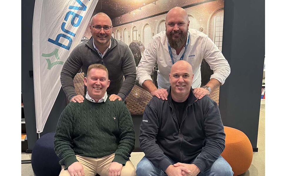 Avdelingsledere Jørn Larsen og Fredrik Haaland, sammen med serviceledere Jan Erik Bjaanes, Anders Gustavsen. Foto: Bravida Norge Avdelingsledere Jørn Larsen og Fredrik Haaland, sammen med serviceledere Jan Erik Bjaanes, Anders Gustavsen. Foto: Bravida Norge
