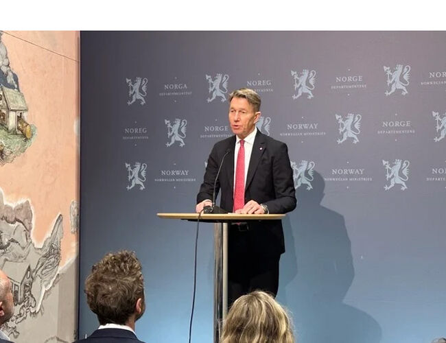 Energiminister Terje Aasland. Foto: Regjeringen Energiminister Terje Aasland. Foto: Regjeringen