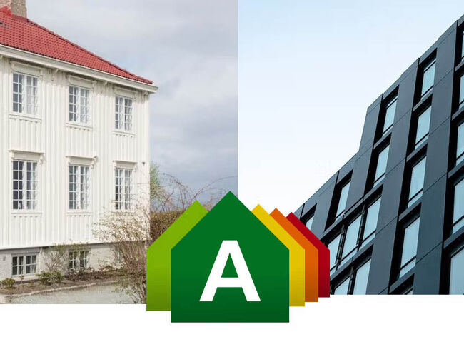 Ny energimerkeordning. Foto : Enova Ny energimerkeordning. Foto : Enova