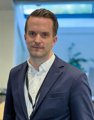 Niels Jakob Erlingsson, økonomisjef i Kvinnherad kommune. Foto: Å Entelios