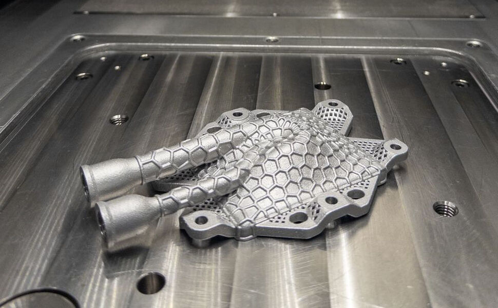 Nøkkelkomponenten i systemet er en fordamper som Heatflow og Teknologisk Institut har utviklet og produsert ved hjelp av 3D-print. Foto: Teknologisk Institut