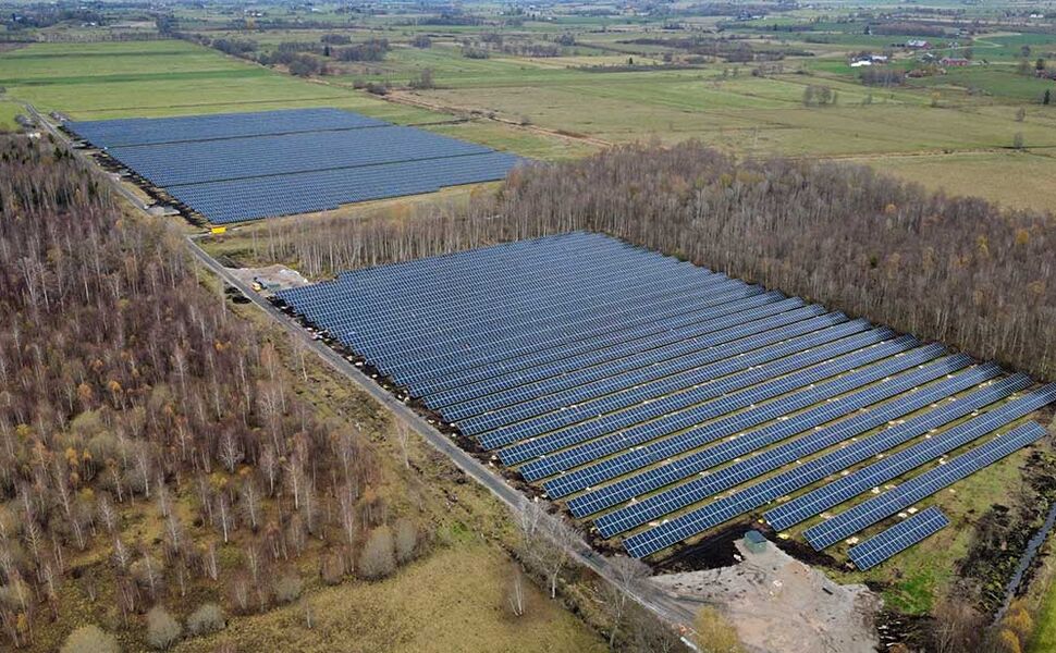 Holma solpark. Foto: Aneo