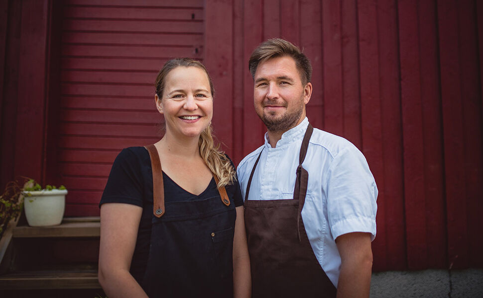 Elise Bratteng Rønning og Marius Martinsen. Foto: Helgeland Kraft