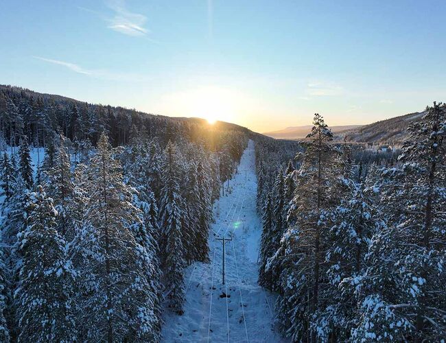 Strømforbruket til Elvias kunder gikk opp sammenlignet med samme måned i fjor. Januar måned var også den kaldeste på 16 år. Foto: Elvia Strømforbruket til Elvias kunder gikk opp sammenlignet med samme måned i fjor. Januar måned var også den kaldeste på 16 år. Foto: Elvia