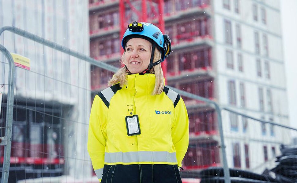 Konsernsjef Marianne Gjertsen Ebbesen i OBOS ønsker nye klimakrav velkommen. Foto: Hampus Lundgren/OBOS
