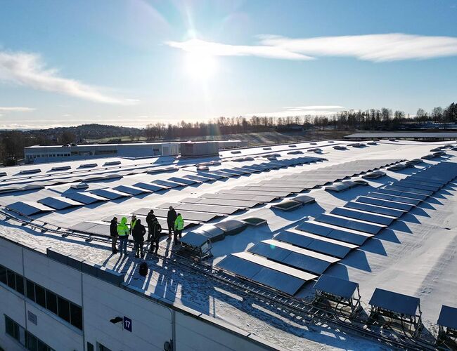 Maxbo Sentrallager. Foto: Grønn Strøm Maxbo Sentrallager. Foto: Grønn Strøm