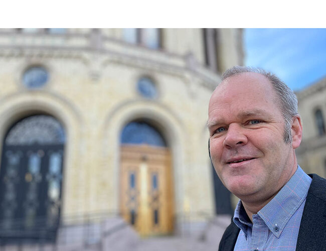 Rådgiver Bård Baardsen i Norsk Varmepumpeforening. Foto: NOVAP