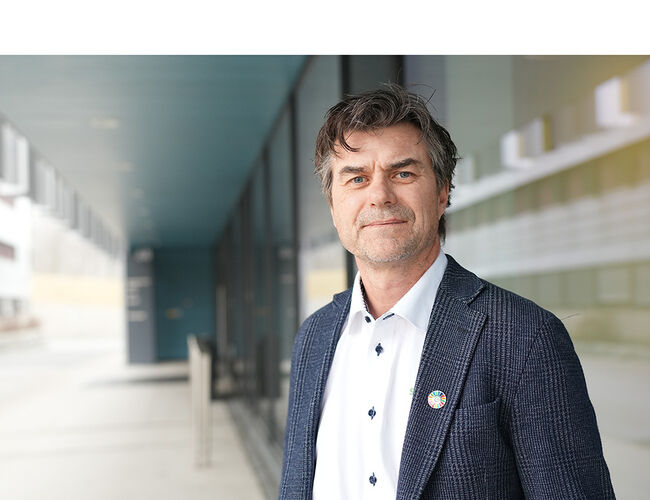 – I 2026 er den reelle risikoen ikke feilinvestering – men manglende investering, mener Ronny Micaelsen i Schneider Electric. Foto: Stefania Nilsen, Schneider Electric.