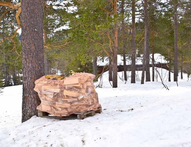 Det har vært behov for mye ved hittil i år, og ikke minst hytteeiere sørger for etterforsyning. Foto: Norsk Ved Det har vært behov for mye ved hittil i år, og ikke minst hytteeiere sørger for etterforsyning. Foto: Norsk Ved