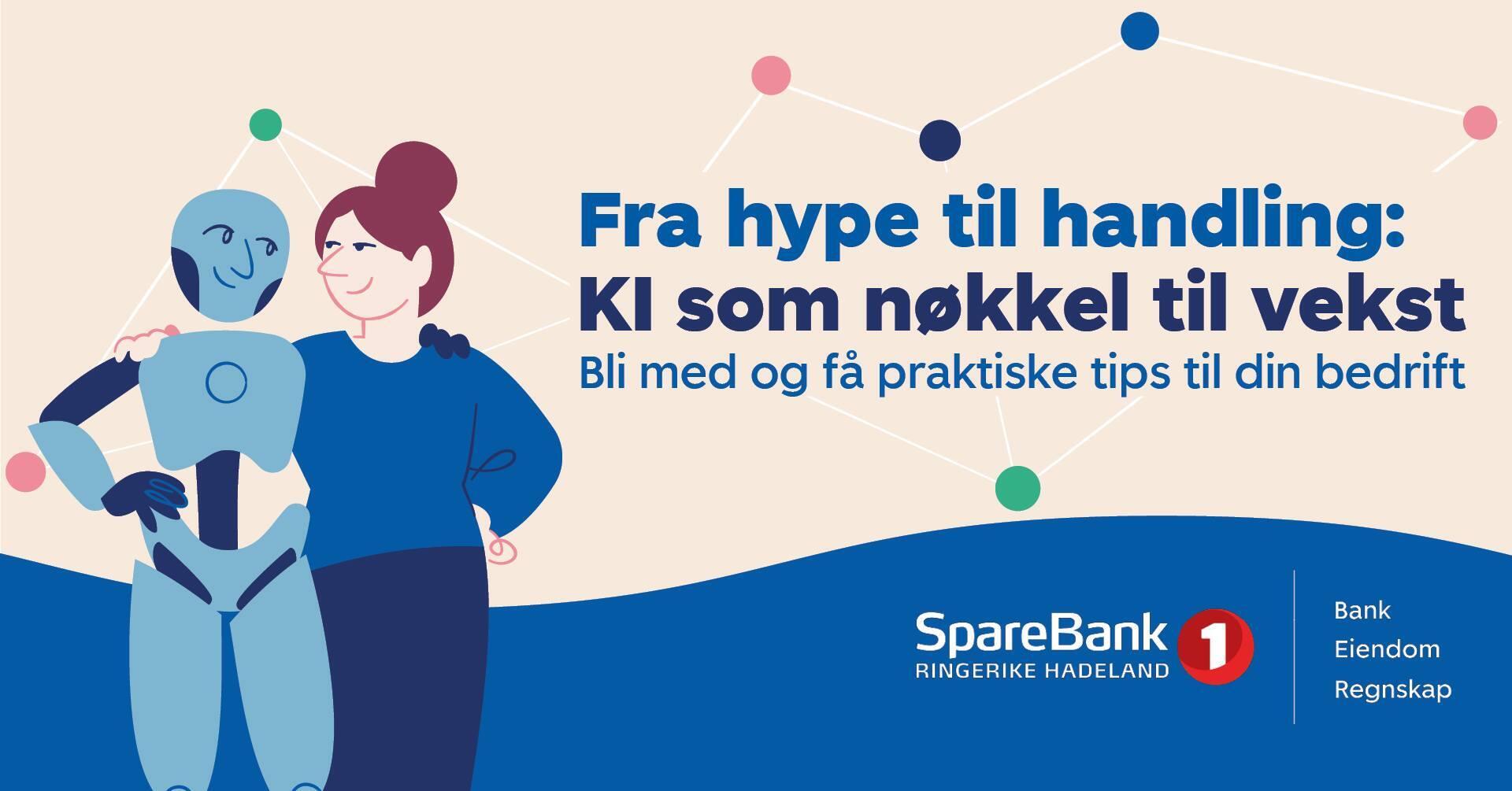 Fra hype til handling viser en illustrasjon fra Sparebank 1