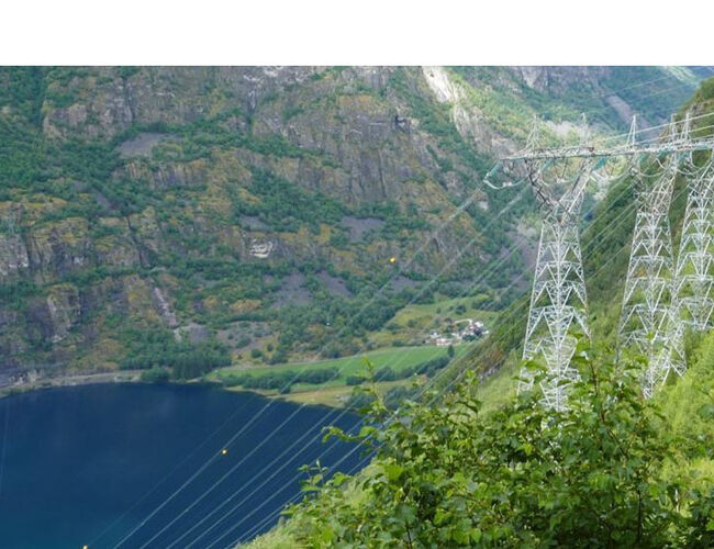 Transmisjonsnett i Sogn og Fjordane. Foto Velaug Mook/NVE