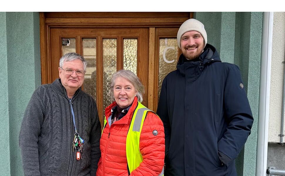Sverre Andre Harvei, Jeanette Førland og Thomas Kristensen. Foto: Hafslund