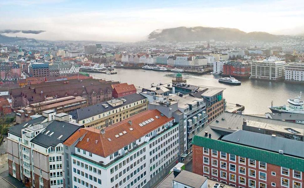 Bygården før oppgradering. Foto: Sundal Eiendom