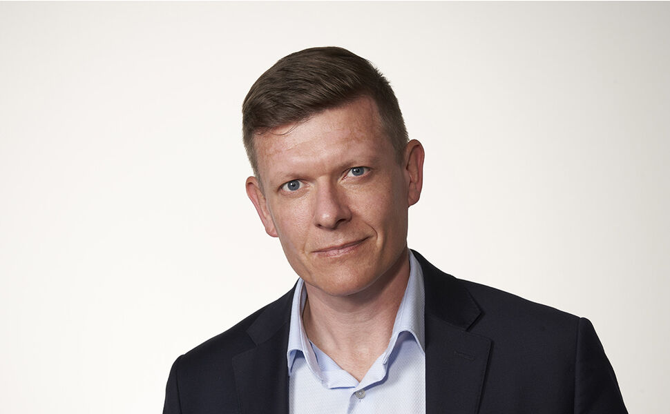 – Det har blitt en lidenskap å bidra til å løse noen av utfordringene vi står overfor når det gjelder rent drikkevann, klimatilpasning og mer bærekraftige måter å bygge på, sier Thomas Morrison, ny nordisk direktør i Wavin. Foto: Wavin