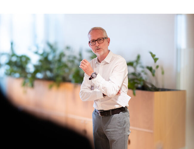 Bård Vegar Solhjell, leder i Fornybar Norge. Foto: Fornybar Norge