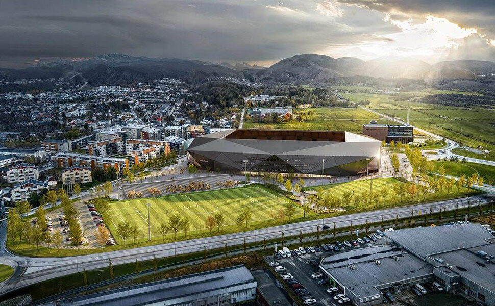 GK skal levere ventilasjon til Arctic Arena i Bodø. Foto: Nordic Office of Architecture