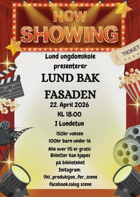 Reklameplakat Lund Ungdomsskole 2026