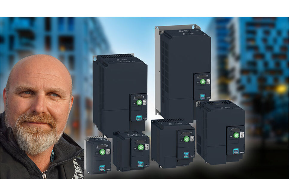 På bildet: Mats Johansson, Offer Manager for frekvensomformere i Schneider Electric. Foto: Schneider Electric