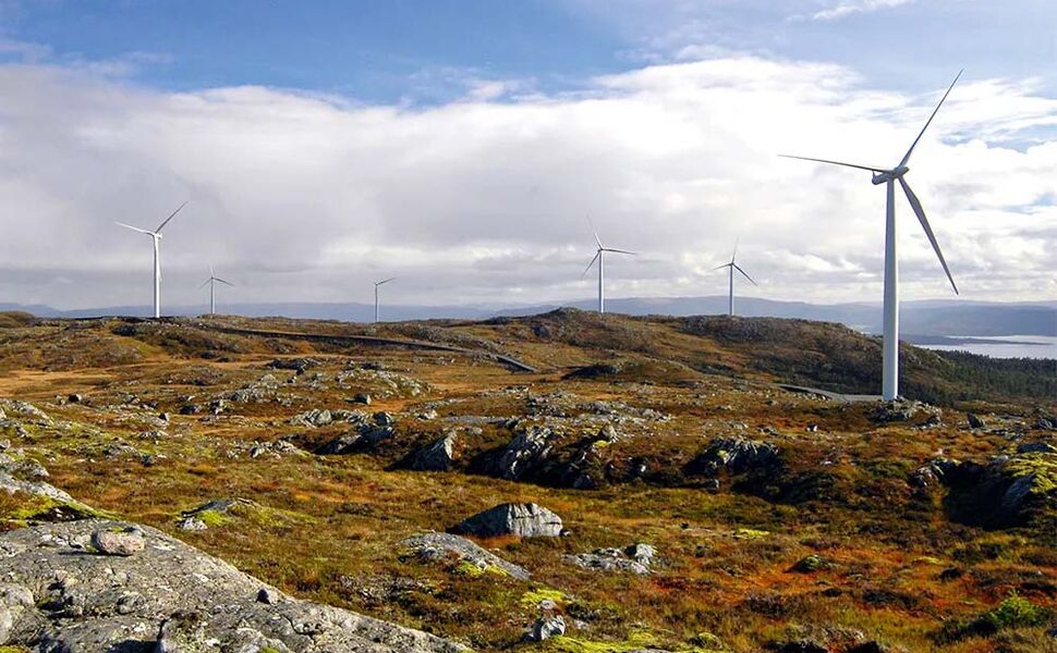 Fra Hitra vindpark. Foto: Statkraft