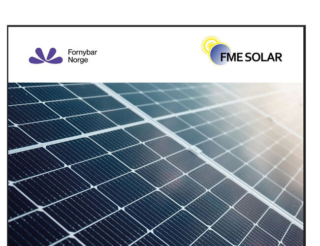 Foto: Fornybar Norge/FME Solar