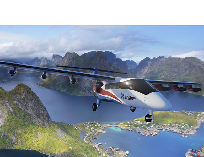 Det hybridelektriske flyet som skal testes i Norge neste år. Foto: Electra