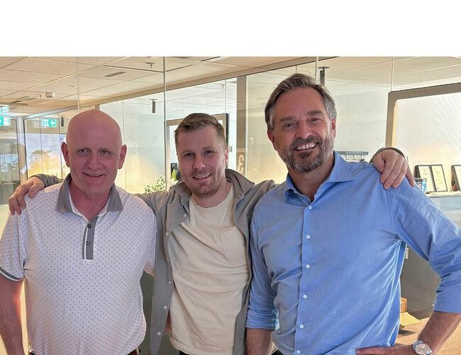 Ove Graneng, TRG Elektro; Andreas Ulseth, TRG Elektro og Geir Emblem, Currentum. Foto: Currentum