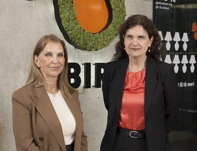 Konsernstyreleder Renate Friele Hjortland og konsernsjef Borghild Lekve i BIR mener staten må på banen for å bidra til å realisere karbonfangst i Norge. Foto: Thor Brødreskift