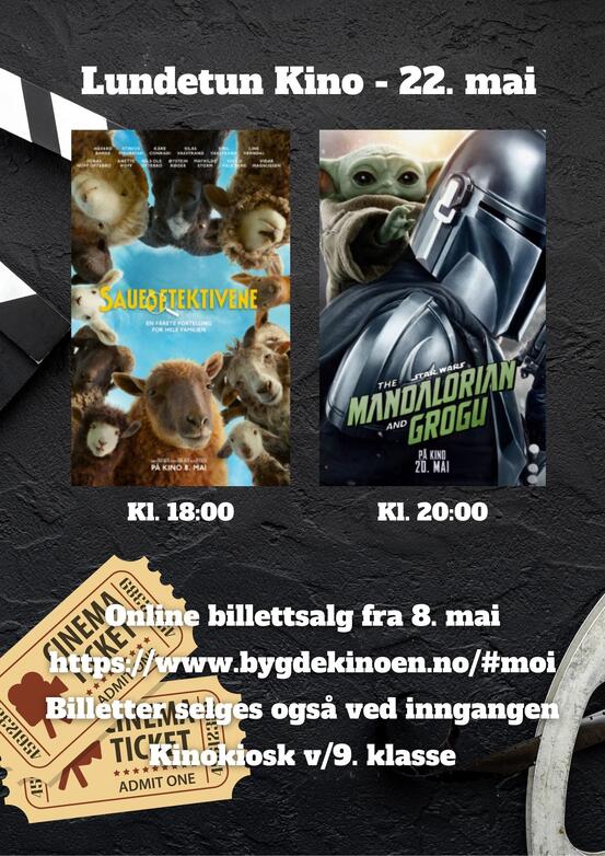 Viser plakat for kino