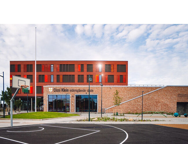 Cissi Klein videregående skole. Foto: Veidekke