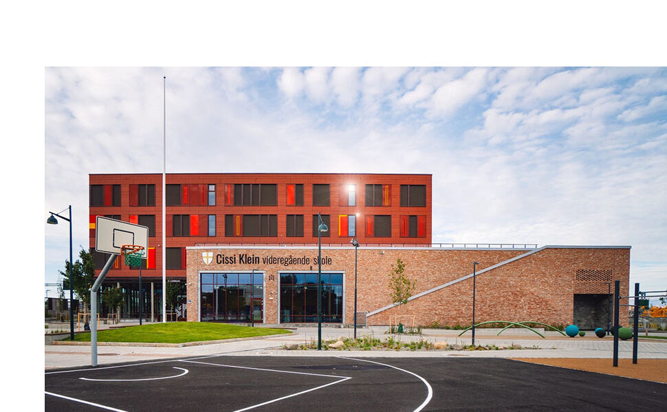 Cissi Klein videregående skole. Foto: Veidekke