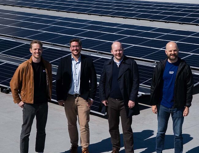 Alexander Rydfjord, Fredrik Rudfoss Haugland, Christian Gjæver Rendall og Håkon Trømborg. Foto: Nicholas Thon 