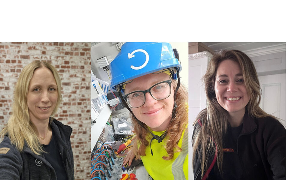 Fra venstre: Lene Repvik Storrø, Kristine Wendt og Mari Stormark Helland. Foto: EFO