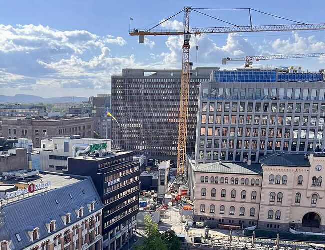 Bilde av Youngstorget. Foto: Rolf Iver Mytting Hagemoen