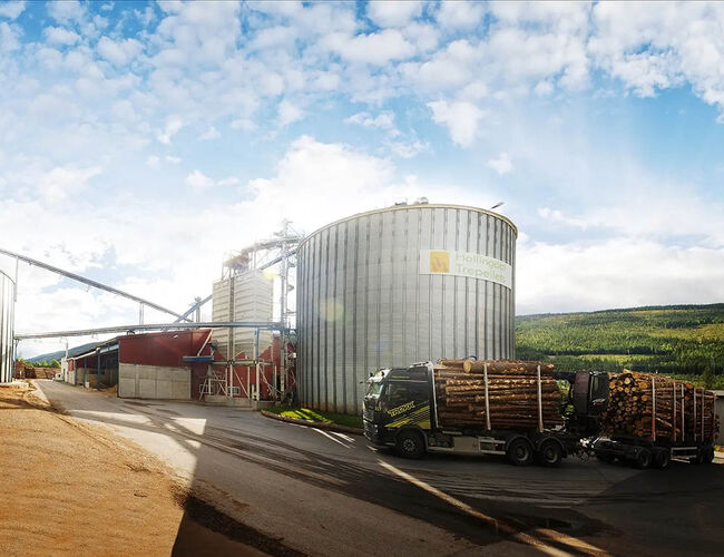 Ny fabrikk blir en stor investering for Hallingdal Trepellets. Foto: Vegard Breie, Hallingdal Trepellets Ny fabrikk blir en stor investering for Hallingdal Trepellets. Foto: Vegard Breie, Hallingdal Trepellets