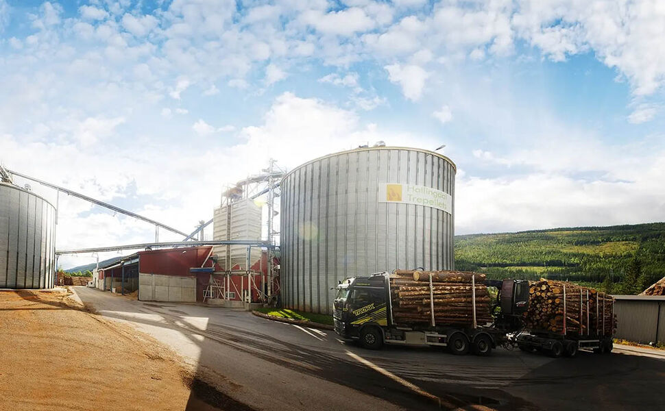Ny fabrikk blir en stor investering for Hallingdal Trepellets. Foto: Vegard Breie, Hallingdal Trepellets Ny fabrikk blir en stor investering for Hallingdal Trepellets. Foto: Vegard Breie, Hallingdal Trepellets