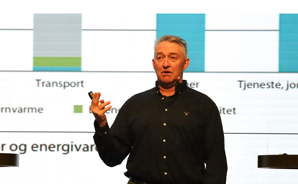 Sjefsrådgiver Tor Helge Dokka i Skanska Teknikk avbildet under Energismart-konferansen i 2025. Foto: EFO