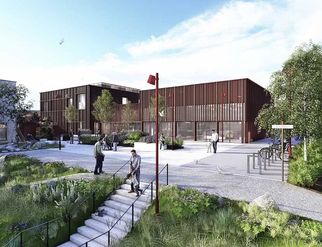 Illustrasjon: PIR2 AS og Praksis arkitekter Illustrasjon: PIR2 AS og Praksis arkitekter