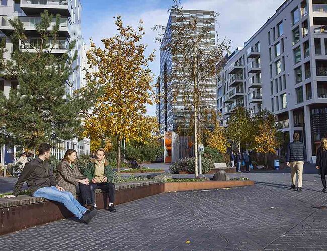 Det nye forskningsprosjektet ReKlima skal bidra til bedre utnyttelse av eksisterende næringsbygg og redusere behovet for nybygg. Illustrasjonsfoto: Bård Gudim/Multiconsult Det nye forskningsprosjektet ReKlima skal bidra til bedre utnyttelse av eksisterende næringsbygg og redusere behovet for nybygg. Illustrasjonsfoto: Bård Gudim/Multiconsult